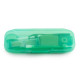 Orthodontic set for care of braces in a pencil case, green